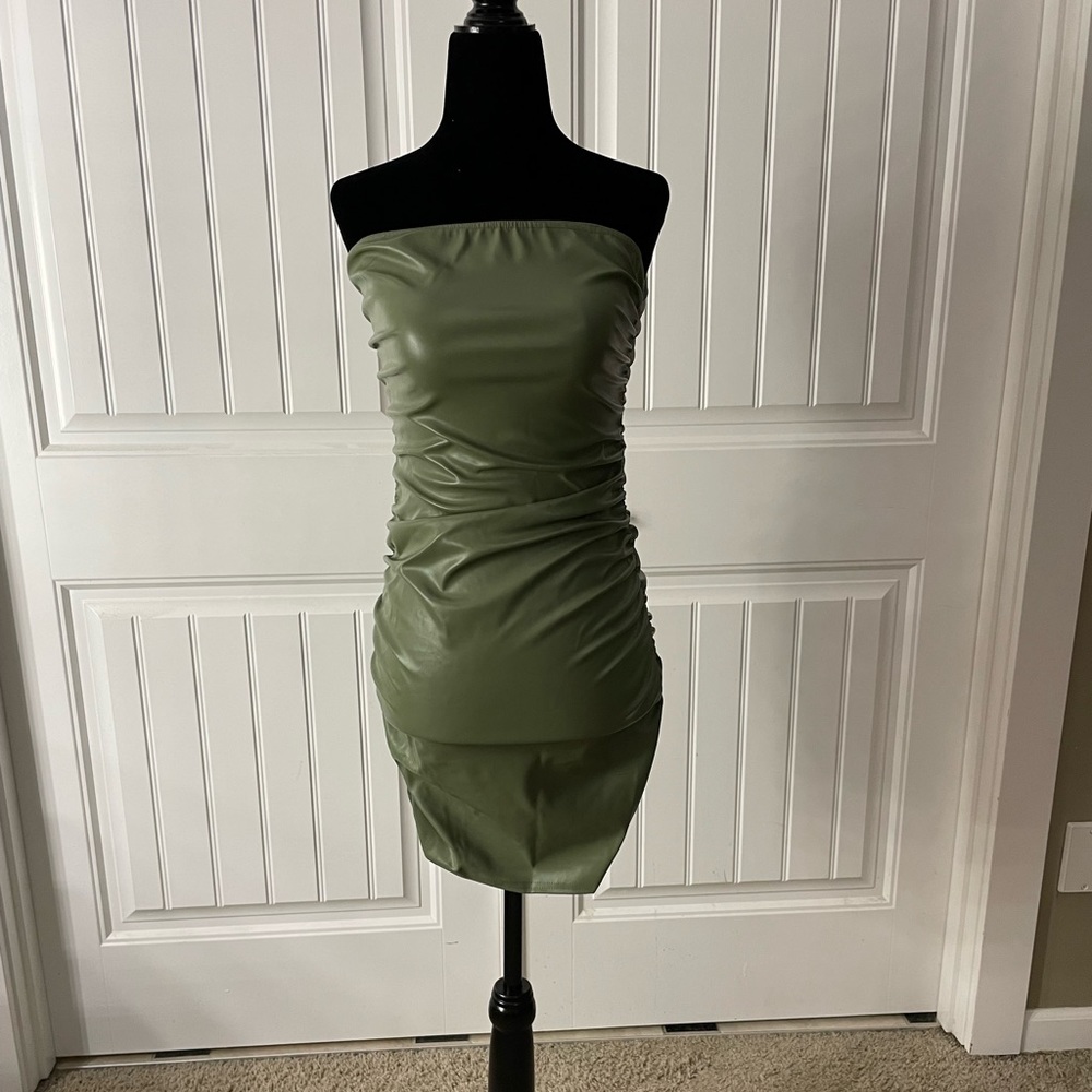 Olive Bandeau dress
